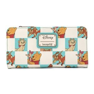 Loungefly DISNEY CLASSIC MINT CHECKER FLAP WALLET